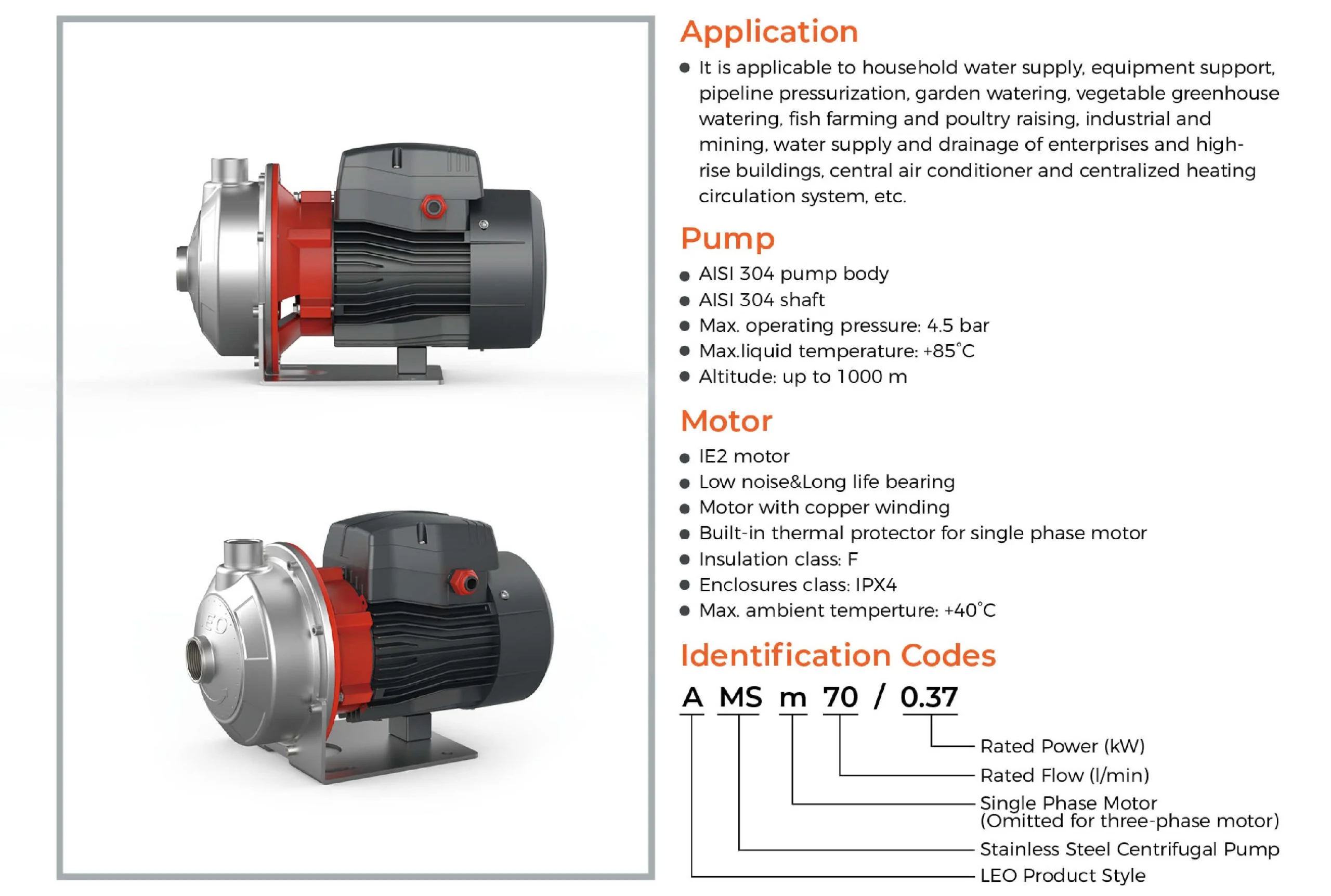 AMSm70/0.55 220V SIURBLYS